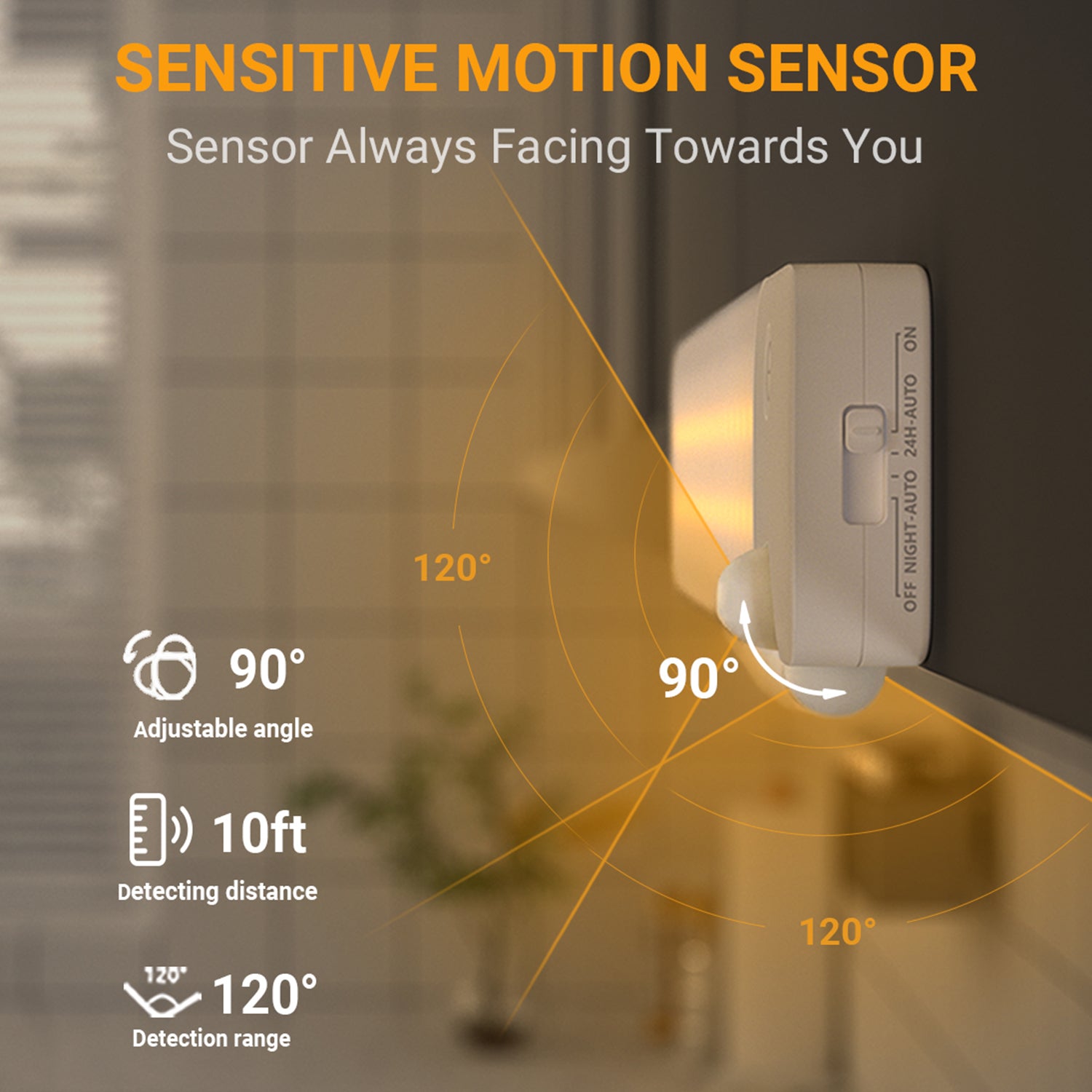 Rechargeable Motion Sensor Under Cabinet Light A5136