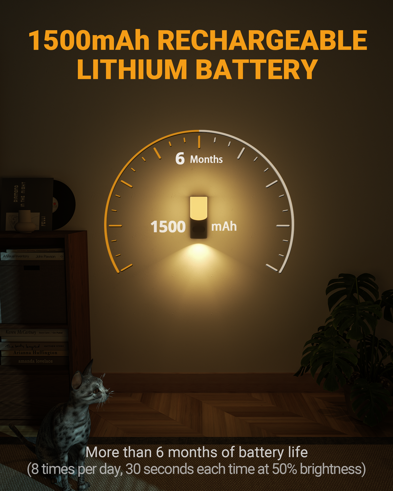 Rechargeable Motion Sensor Night Light A5127