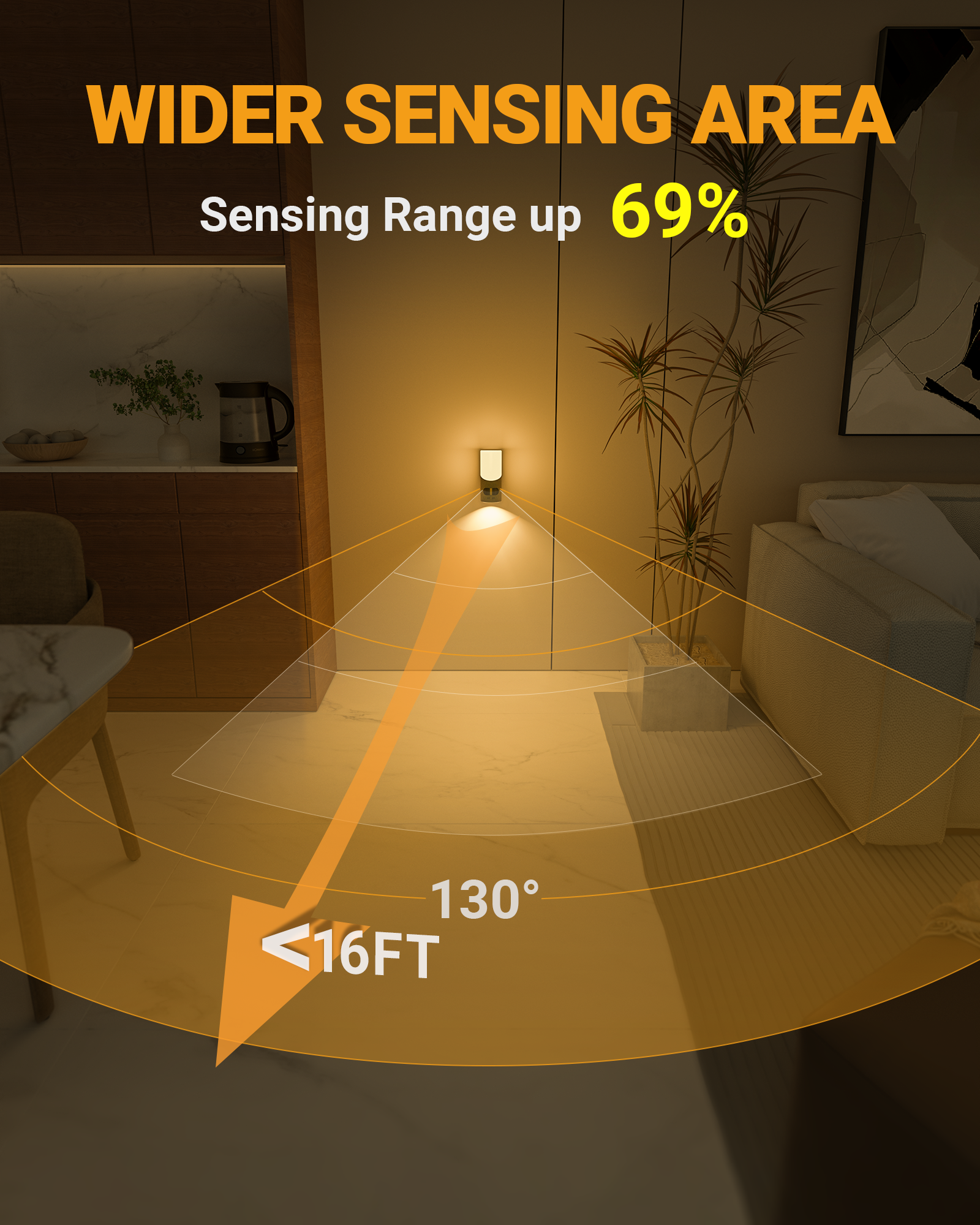 Rechargeable Motion Sensor Night Light A5127