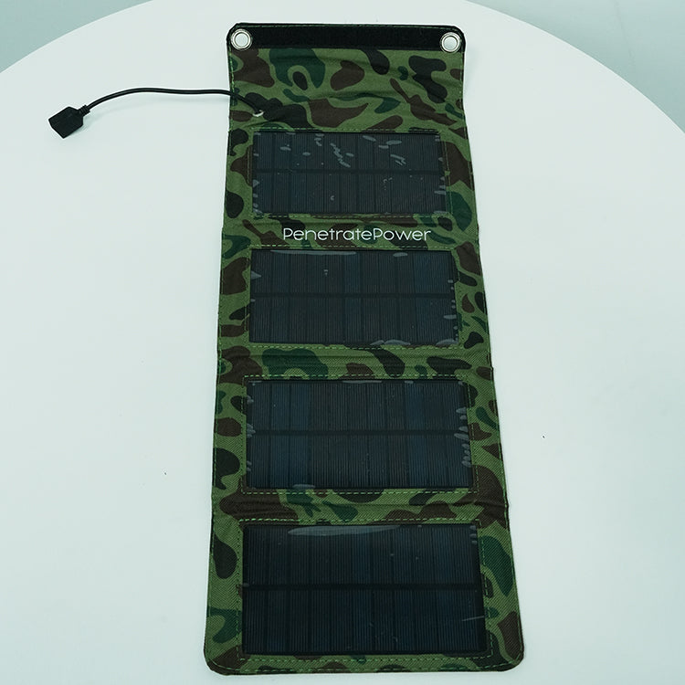 PenetratePower 10W Portable Solar Charger, USB-A, Foldable Solar Panel for Camping