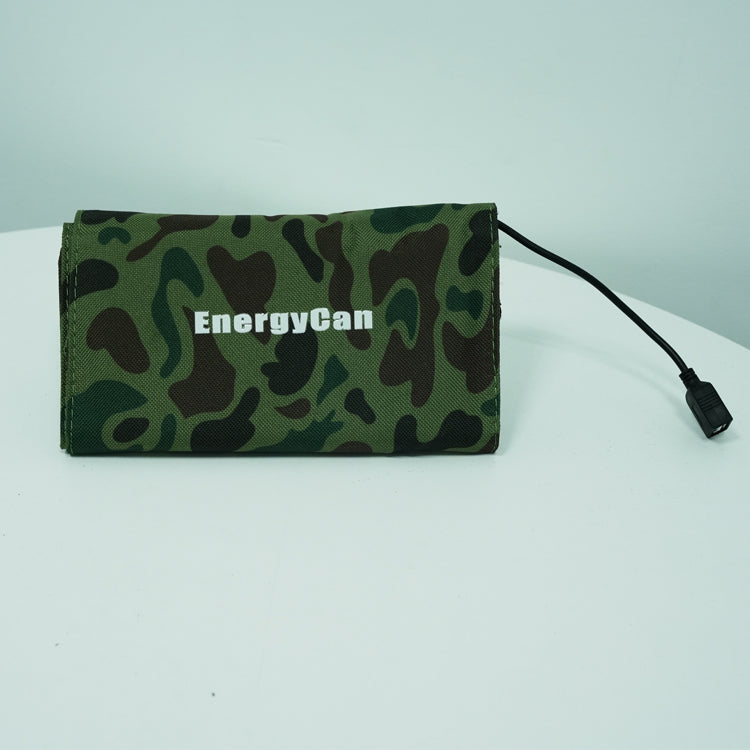 EnergyCan 10W Portable Solar Charger, USB-A, Foldable Solar Panel for Camping