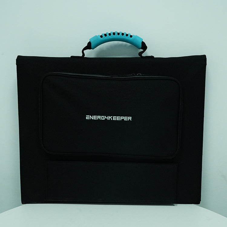 EnergyKeeper 100Watt Foldable Solar Panel, Complete with Adjustable Kickstand