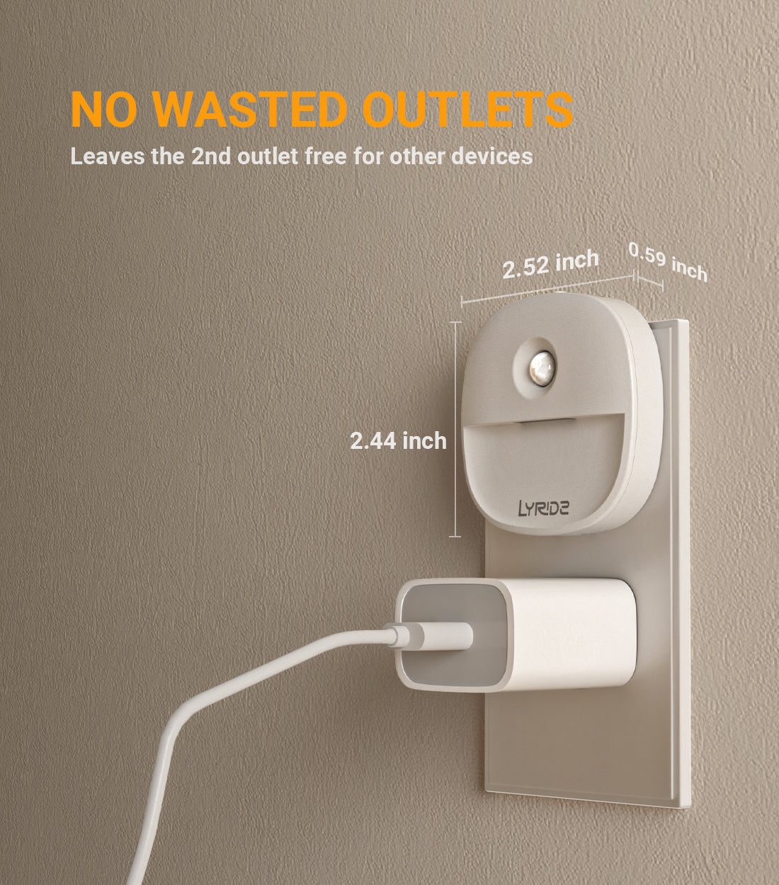 Plug-In Motion Sensor Night Light A5101